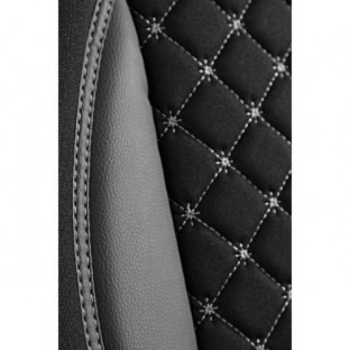 Καλύμματα καθισμάτων αυτοκινήτου μάυρα υφασμάτινα star