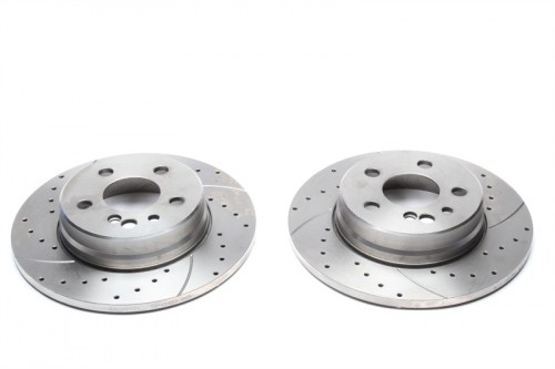 Πίσω σετ δισκόπλακες τρυπητές, χαρακτές Mercedes S-Class W140 (καρέ:5x110,εξ.διάμετρο:290mm,Υψ:60mm) ta technix δισκόπλακες τρυπητές Mercedes