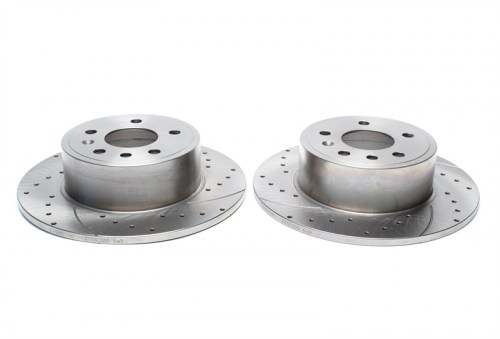 Πίσω σετ δισκόπλακες τρυπητές, χαρακτές Saab 9-5 YS3E (καρέ:5x110,εξ.διάμετρο:286mm,Υψ:69,2mm) ta technix δισκόπλακες τρυπητές Saab