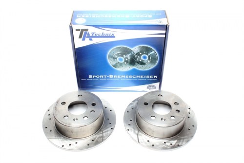 Πίσω σετ δισκόπλακες τρυπητές, χαρακτές Saab 900 II (YS3D) (καρέ:5x110,εξ.διάμετρο:260mm,Υψ:69,2mm) ta technix δισκόπλακες τρυπητές Saab