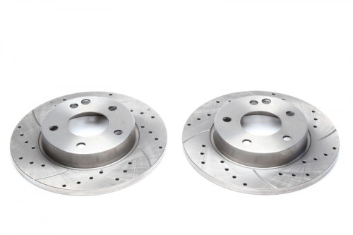 Μπροστά σετ δισκόπλακες τρυπητές, χαρακτές Mercedes A-Class A140/ A160 (καρέ:5x112,εξ.διάμετρο:260mm,Υψ:40,4mm) ta technix δισκόπλακες τρυπητές Mercedes