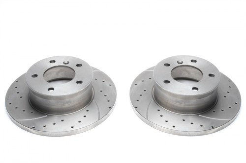 Μπροστά σετ δισκόπλακες τρυπητές, χαρακτές Mercedes G-Class W460,W461,W463 (καρέ:5x130,εξ.διάμετρο:303mm,Υψ:83mm) ta technix δισκόπλακες τρυπητές Mercedes