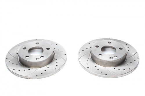 Μπροστά σετ δισκόπλακες τρυπητές, χαρακτές Mercedes A-Class 150/160 W169 (καρέ:5x112,εξ.διάμετρο:276mm,Υψ:44,6mm) ta technix δισκόπλακες τρυπητές Mercedes