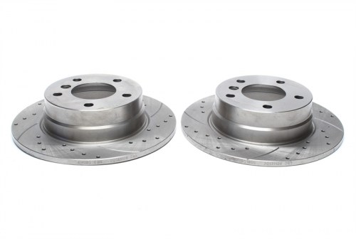 Πίσω σετ δισκόπλακες τρυπητές, χαρακτές BMW 1 series E81 (καρέ:5x120,εξ.διάμετρο:280mm,Υψ:65mm) ta technix δισκόπλακες τρυπητές BMW