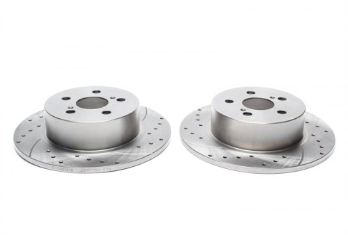 Πίσω σετ δισκόπλακες τρυπητές, χαρακτές Toyota Avensis Station Wagon (καρέ:5x100,εξ.διάμετρο:271mm,Υψ:60,7mm) ta technix δισκόπλακες τρυπητές Toyota