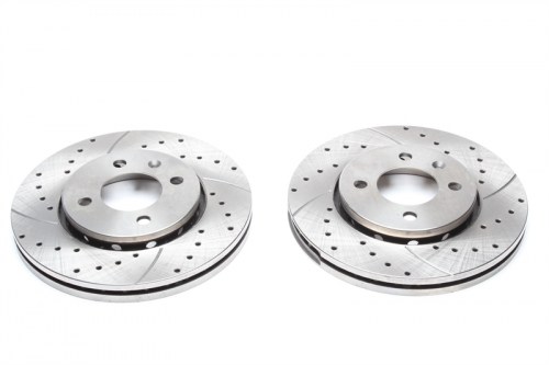 Μπροστά σετ δισκόπλακες τρυπητές, χαρακτές και αεριζόμενες Volkswagen Lupo 6X1, 6E1 (καρέ:4x100,εξ.διάμετρο:256mm,Υψ:39mm) ta technix δισκόπλακες τρυπητές Volkswagen