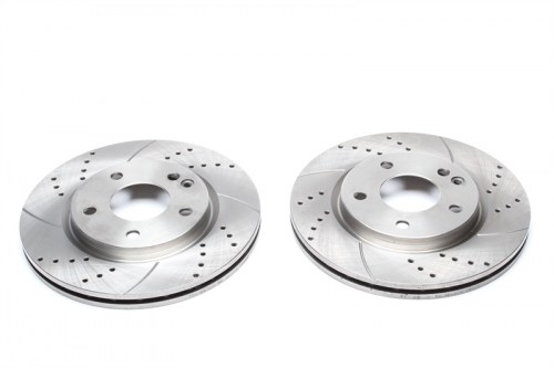 Μπροστά σετ δισκόπλακες τρυπητές, χαρακτές και αεριζόμενες Mercedes Vaneo 414 (καρέ:5,εξ.διάμετρο:270mm,Υψ:35,5mm) ta technix δισκόπλακες τρυπητές Mercedes