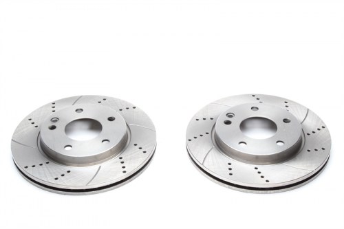 Μπροστά σετ δισκόπλακες τρυπητές, χαρακτές και αεριζόμενες Mercedes A-Class W168 (καρέ:,εξ.διάμετρο:260mm,Υψ:41mm) ta technix δισκόπλακες τρυπητές Mercedes