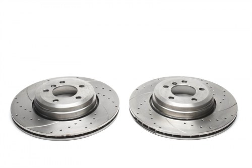 Πίσω σετ δισκόπλακες τρυπητές, χαρακτές και αεριζόμενες BMW 7 series E65,E66 (καρέ:5x120,εξ.διάμετρο:345mm,Υψ:67mm) ta technix δισκόπλακες τρυπητές BMW