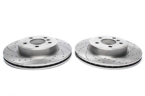 Μπροστά σετ δισκόπλακες τρυπητές, χαρακτές και αεριζόμενες BMW X3 E83 (καρέ:5x120,εξ.διάμετρο:325mm,Υψ:62mm) ta technix δισκόπλακες τρυπητές BMW