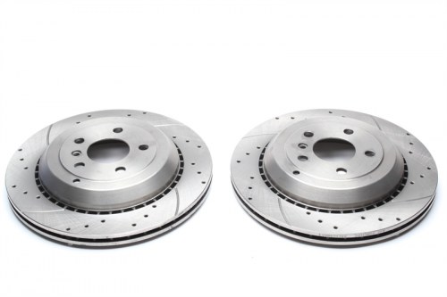 Πίσω σετ δισκόπλακες τρυπητές, χαρακτές και αεριζόμενες Mercedes M-Class, 164 (καρέ:5x112,εξ.διάμετρο:330mm,Υψ:62,8mm) ta technix δισκόπλακες τρυπητές Mercedes