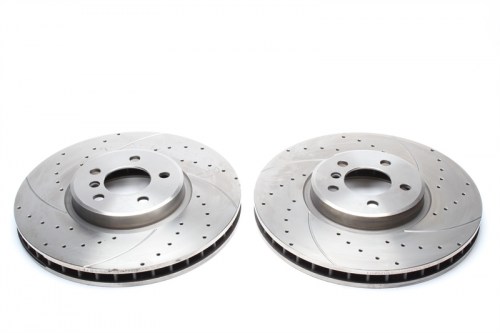 Μπροστά σετ δισκόπλακες τρυπητές, χαρακτές και αεριζόμενες BMW X6 E71,E72 (καρέ:5x120,εξ.διάμετρο:365mm,Υψ:62,1mm) ta technix δισκόπλακες τρυπητές BMW