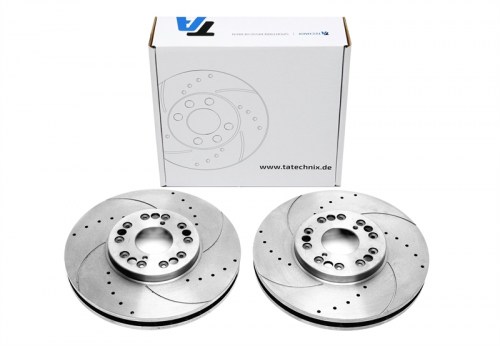 Μπροστά σετ δισκόπλακες τρυπητές, χαρακτές και αεριζόμενες Lexus IS I(XE1)+SportCross (καρέ:5x114,3,εξ.διάμετρο:296mm,Υψ:50,8mm) ta technix δισκόπλακες τρυπητές Lexus