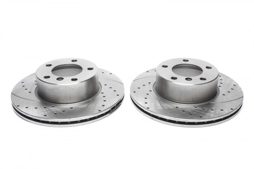 Μπροστά σετ δισκόπλακες τρυπητές, χαρακτές και αεριζόμενες BMW 5 series E39 (καρέ:5x120,εξ.διάμετρο:296mm,Υψ:76mm) ta technix δισκόπλακες τρυπητές BMW