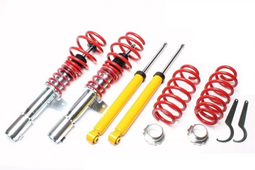 TA Technix ρυθμιζόμεη καθ΄ύψος Audi A3, - Sportback, Cabriolet, και Quattro, type 8P (1106-1190kg) TA Technix ρυθμιζόμενη ανάρτηση coilover Volkswagen Touran, και 4motion, type 1T